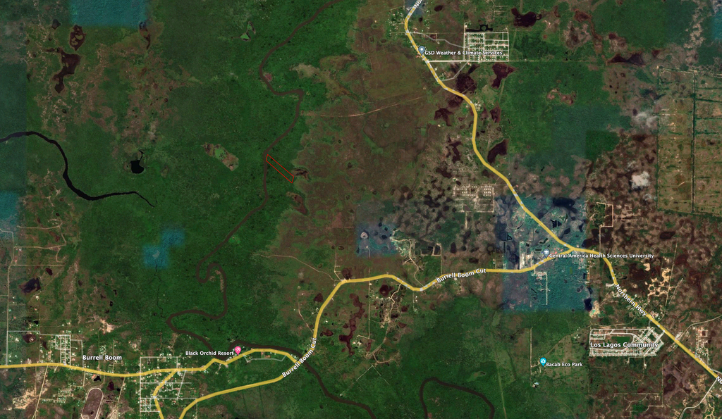 10.0 acres situate along the East side of the Belize  river, in the vicinity of Burrel Boom Village, Belize District