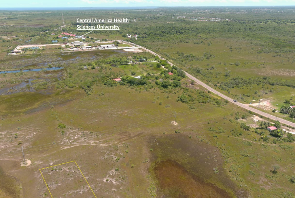 1471.21 square yards –situated on the North side Burell Boom Road, 1 mile West of the Northern Highway, Belize