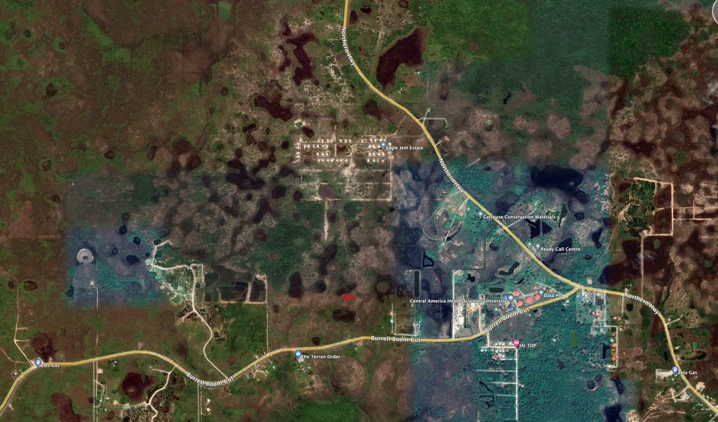 1471.21 square yards –situated on the North side Burell Boom Road, 1 mile West of the Northern Highway, Belize