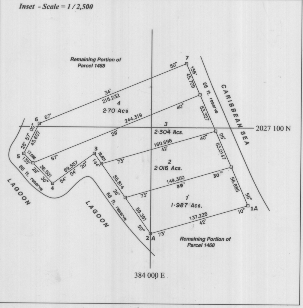 1.987 Acres of Land in the  Sarteneja Registration Section,  Corozal District