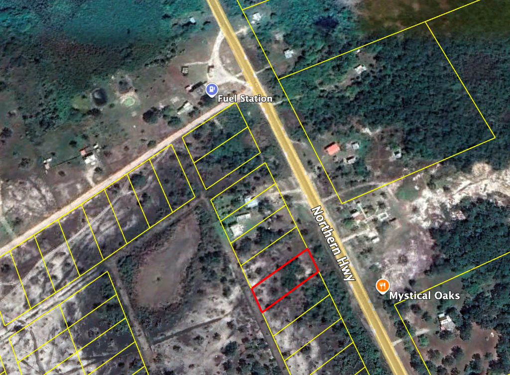 2,517.880 square meters of land being Entry No.1060n situated in the Biscayne Village, Belize District