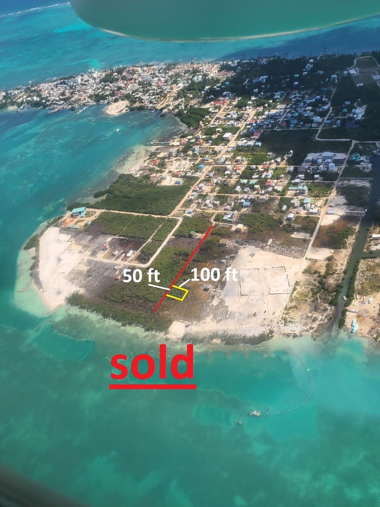 457.777 sq. meters of land in the CAYE CAULKER  Registration Section, BELIZE  District