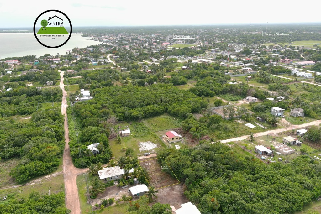 Lot situated in the Consejo Road SE Registration Section Corozal District